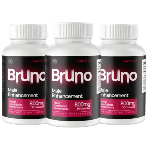 Bruno Male Enhancement 3-bottle bundle shown for the Australia offer